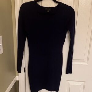 AB Studio Midnight Blue Long Sleeve Tunic Sweate